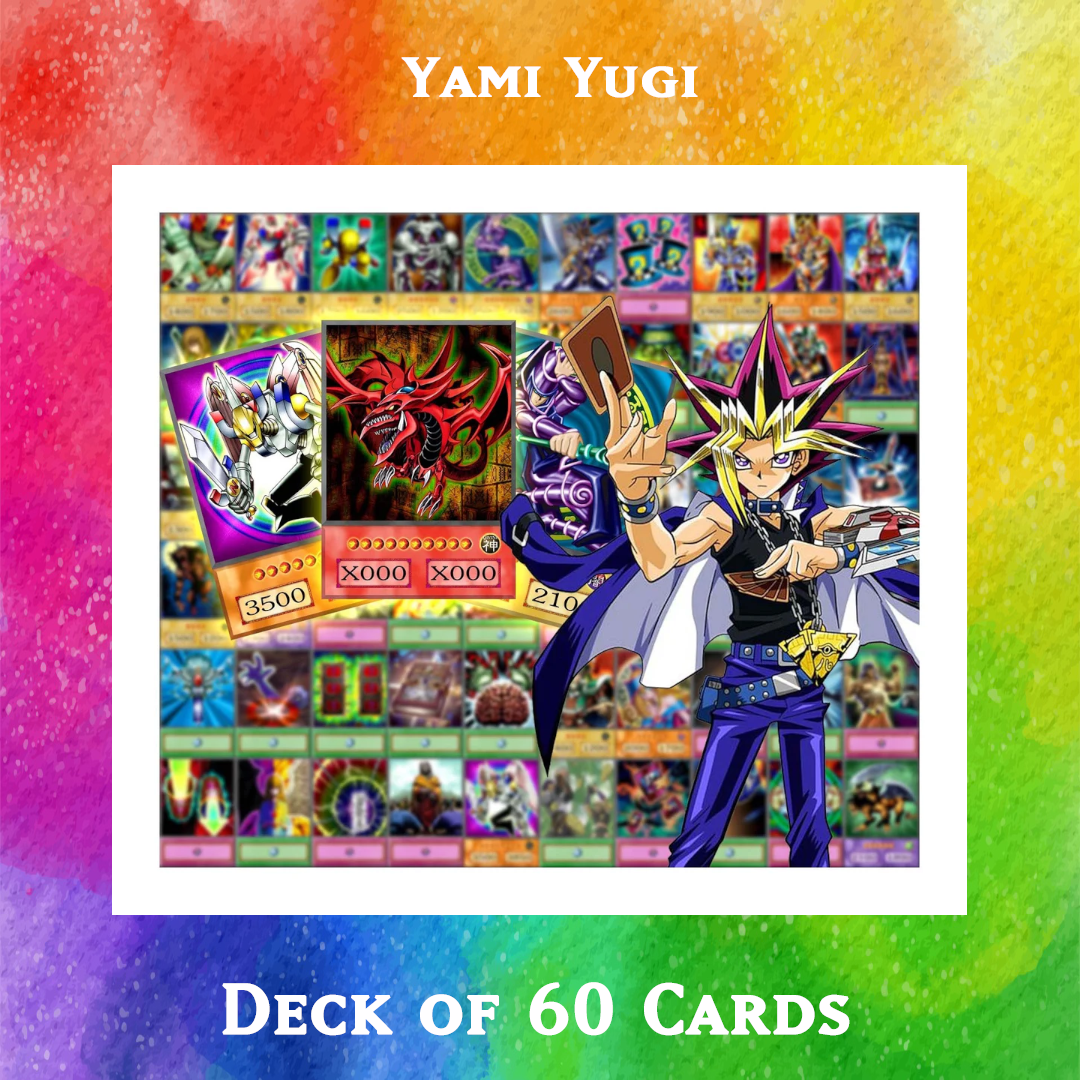 Yami Yugi deck of 60 anime cards