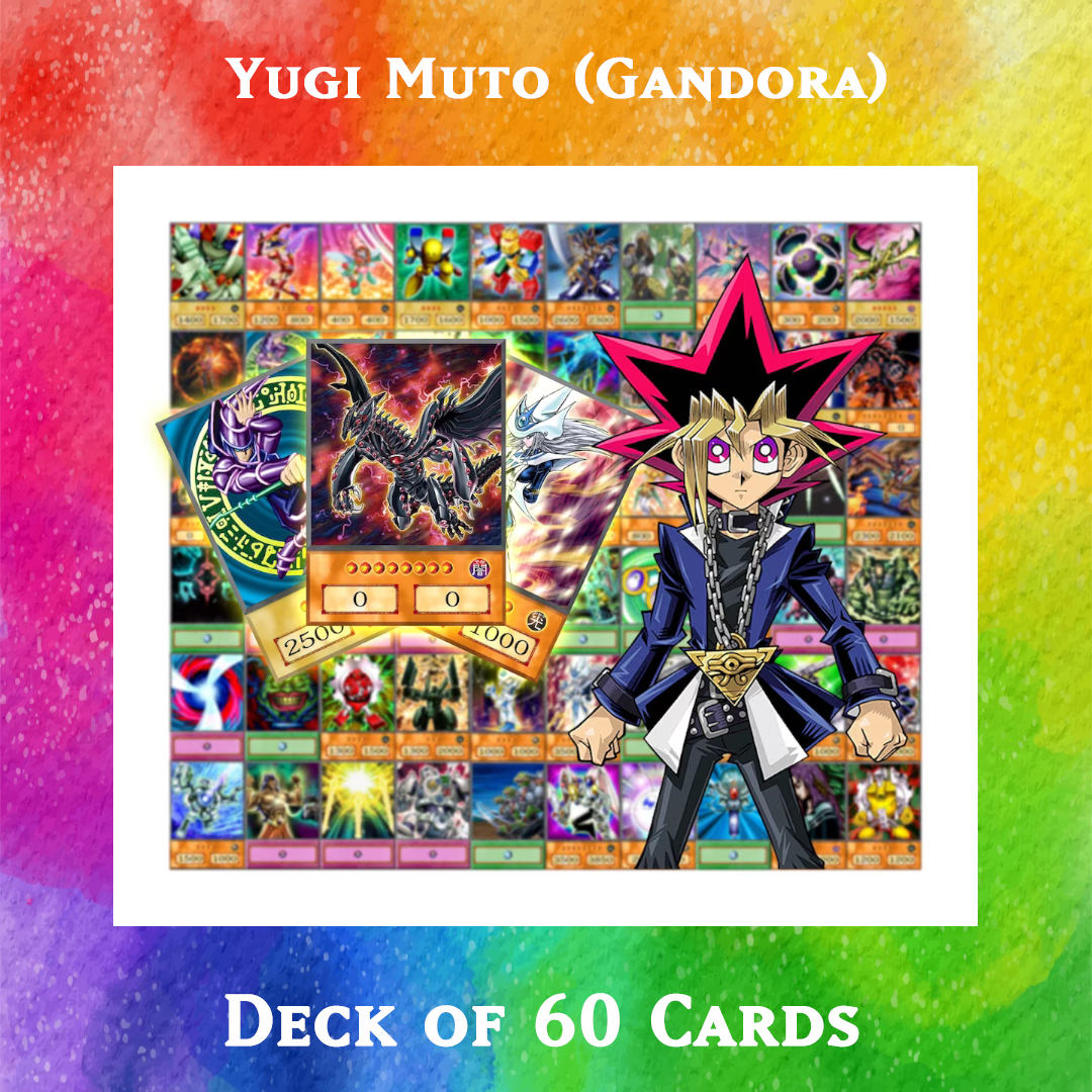 Yugi Muto (Gandora) deck of 60 anime cards