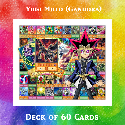 Yugi Muto (Gandora) deck of 60 anime cards
