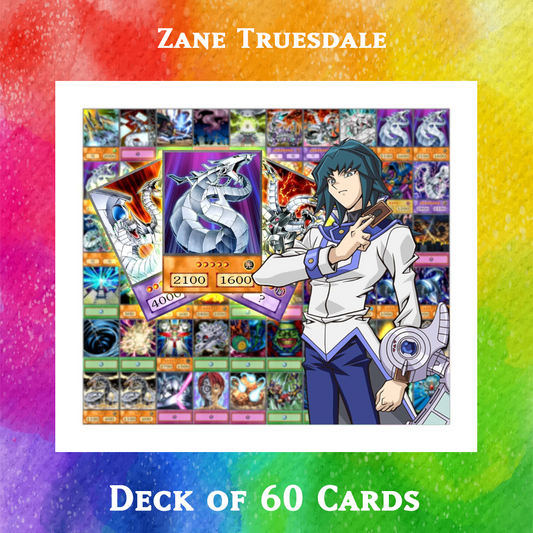 Zane Truesdale deck of 60 anime cards