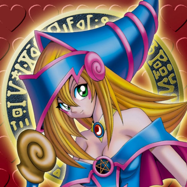 Dark Magician Girl (Set#1) - 4x Holo Magnets