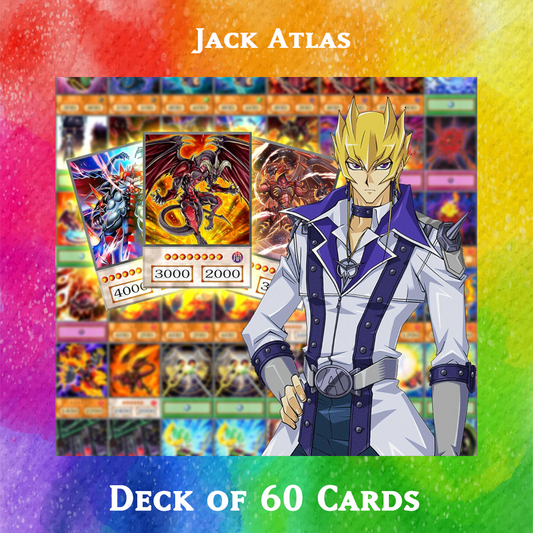 Jack Atlas deck of 60 anime cards - Yugioh Orica