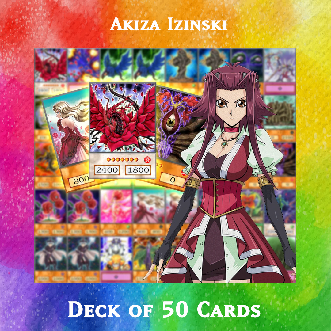 Akiza Izinski deck of 50 anime cards - Yugioh Orica