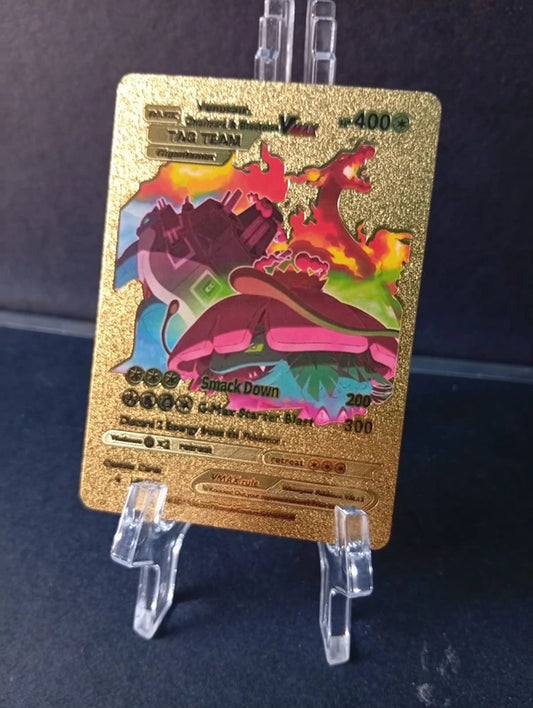 Charizard, Venusaur & Blastoise