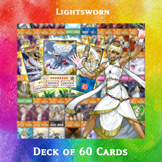 Lightsworn deck of 60 anime cards - Yugioh Orica