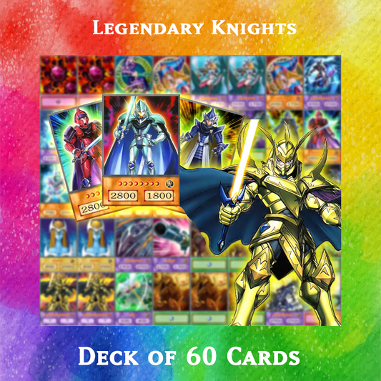 Legendary Knights deck of 60 anime cards - Yugioh Orica