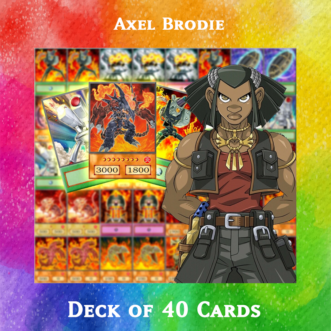 Alex Brodie deck of 40 anime cards - Yugioh Orica