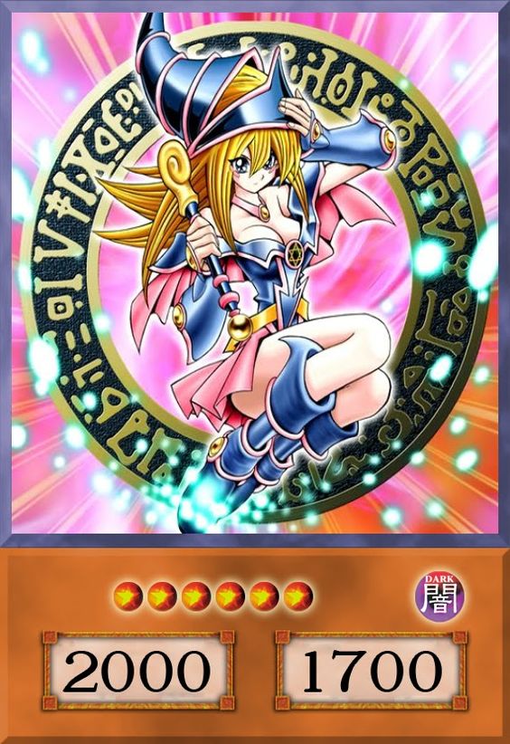 Yugioh card dark magician girl selling