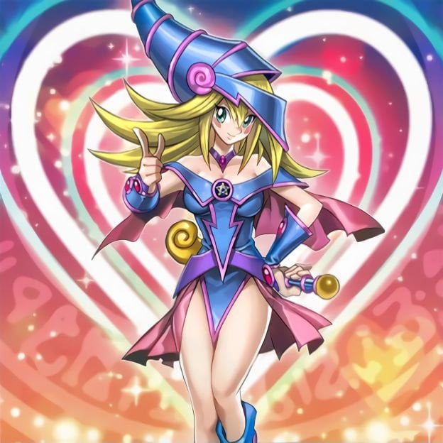 Dark Magician Girl (Set#2) - 4x Holo Magnets