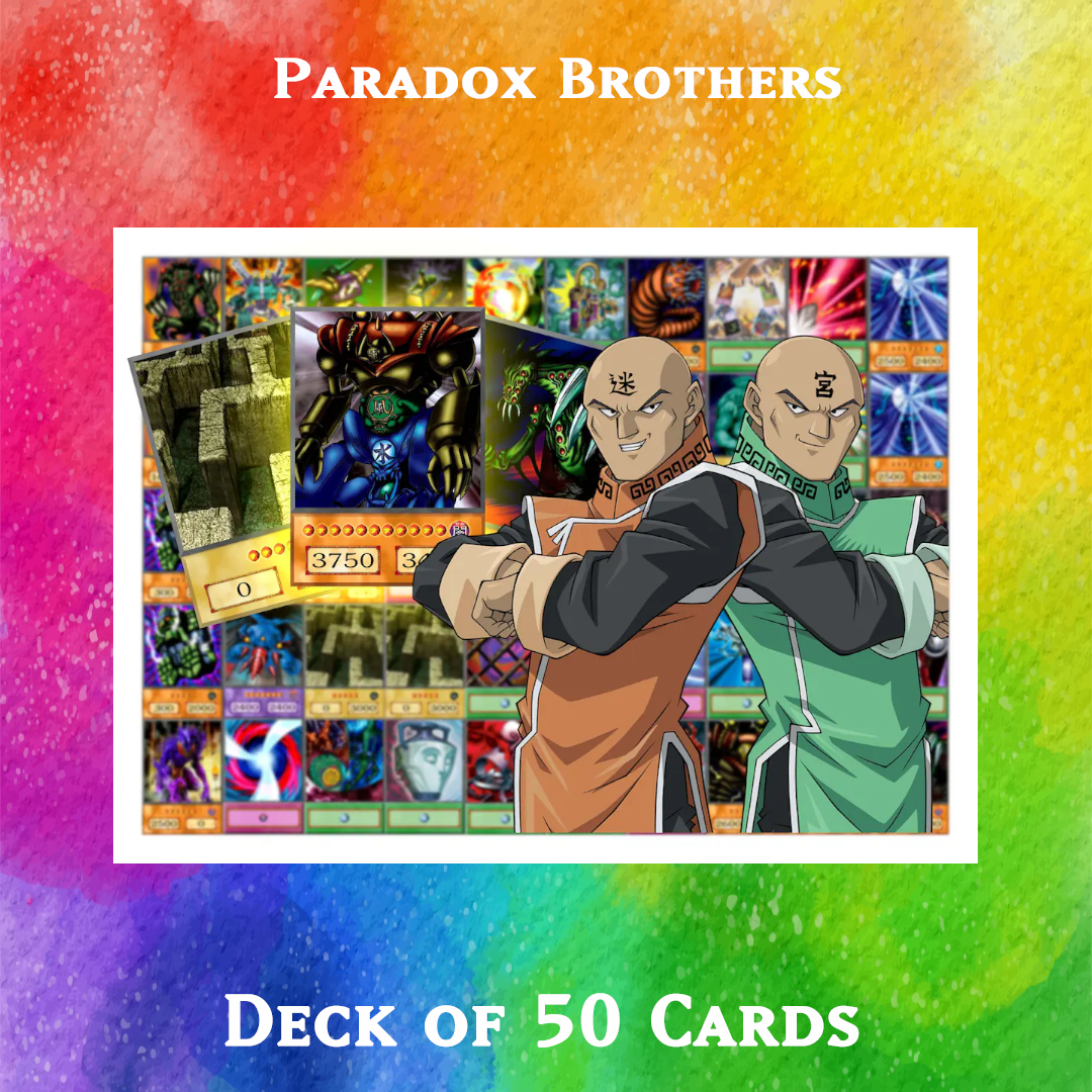 Paradox Brothers deck of 50 anime cards - Yugioh Orica