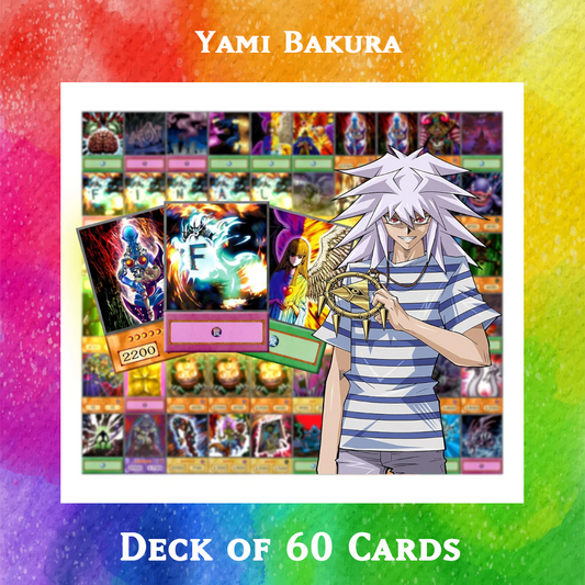 Yami Bakura deck of 60 anime cards
