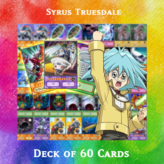Syrus Truesdale deck of 60 anime cards - Yugioh Orica