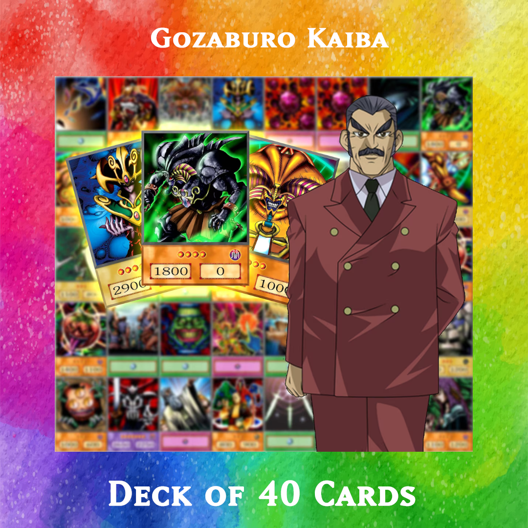 Gozaburo Kaiba deck of 40 anime cards - Yugioh Orica