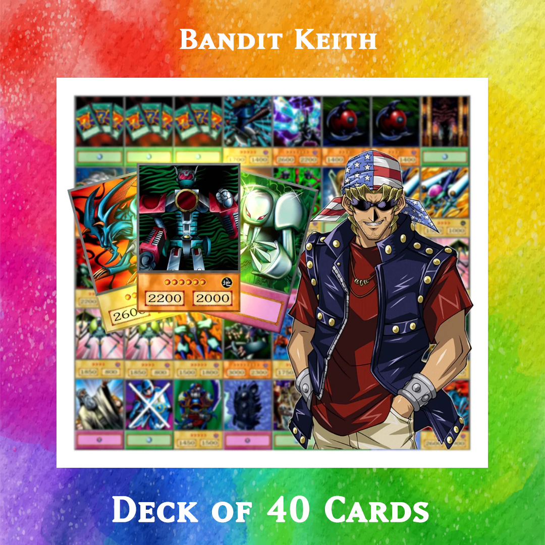 Bandit Keith deck of 40 anime cards - Yugioh Orica