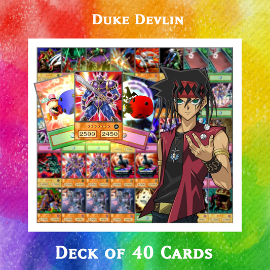 Duke Devlin deck of 40 anime cards - Yugioh Orica