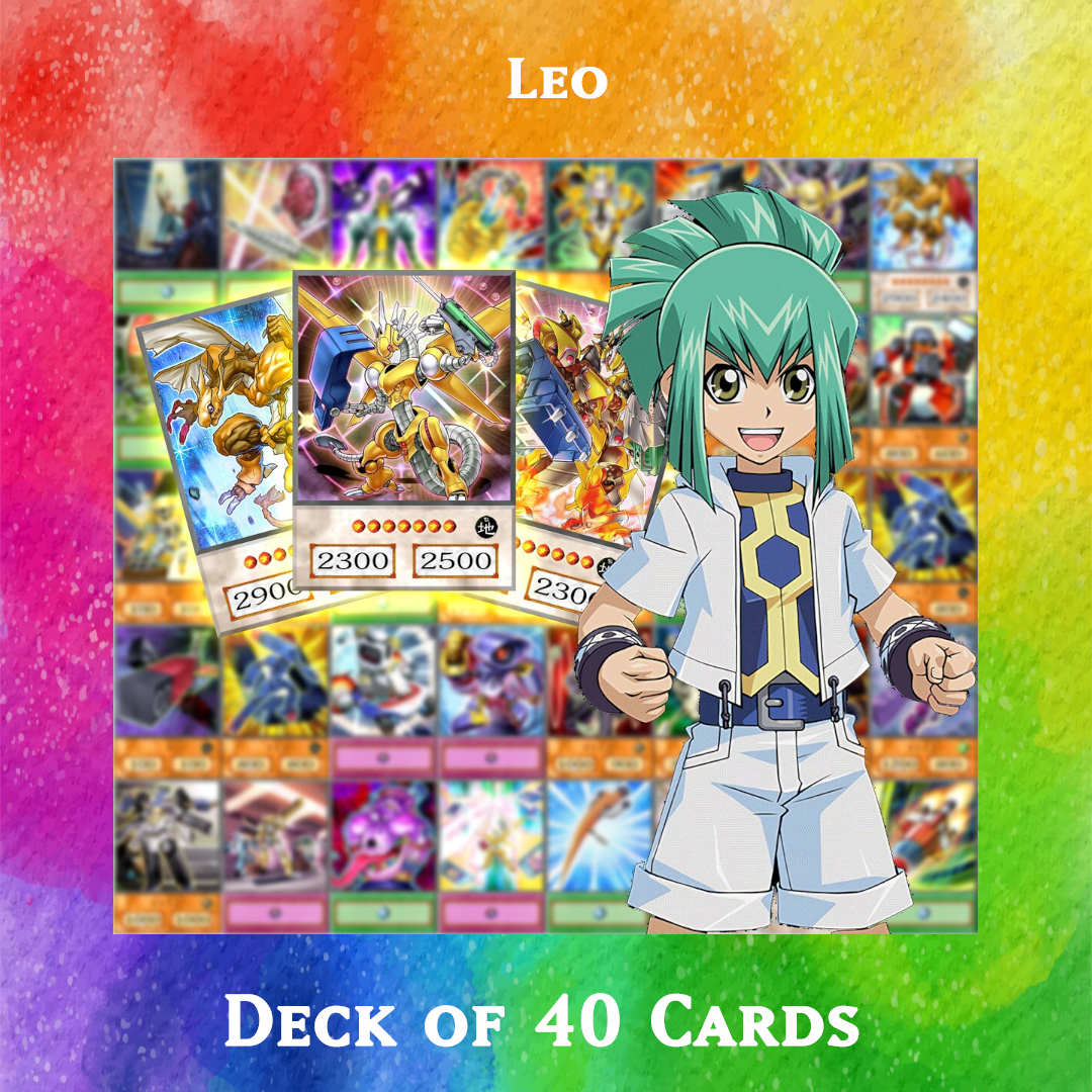 Leo deck of 40 anime cards - Yugioh Orica