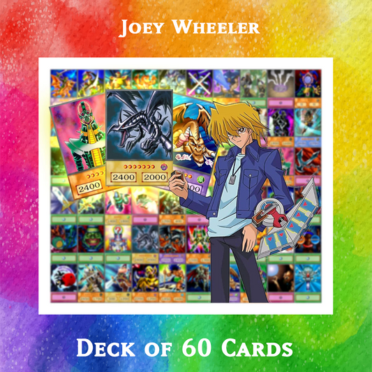 Joey Wheeler deck of 60 anime cards - Yugioh Orica