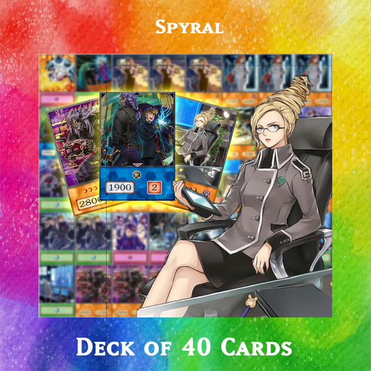Spyral deck of 40 anime cards - Yugioh Orica