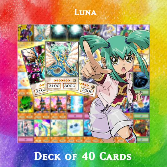 Luna deck of 40 anime cards - Yugioh Orica