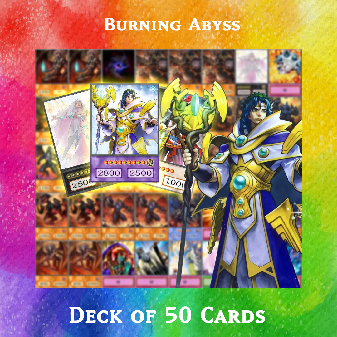 Burning Abyss deck of 50 anime cards - Yugioh Orica