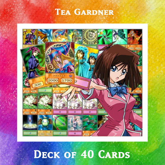 Tea Gardner deck of 40 anime cards