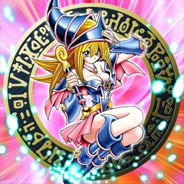 Dark Magician Girl (Set#1) - 4x Holo Magnets