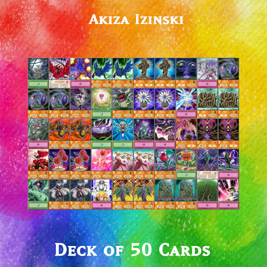 Yugioh Orica - Akiza Izinski deck of 50 anime cards Yugioh Orica Vintage Yugioh Orica - Akiza Izinski deck of 50 anime cards Yugioh Orica Vintage