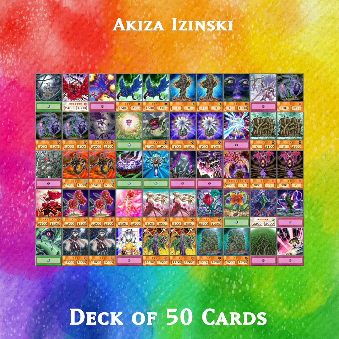 Akiza Izinski deck of 50 anime cards - Yugioh Orica