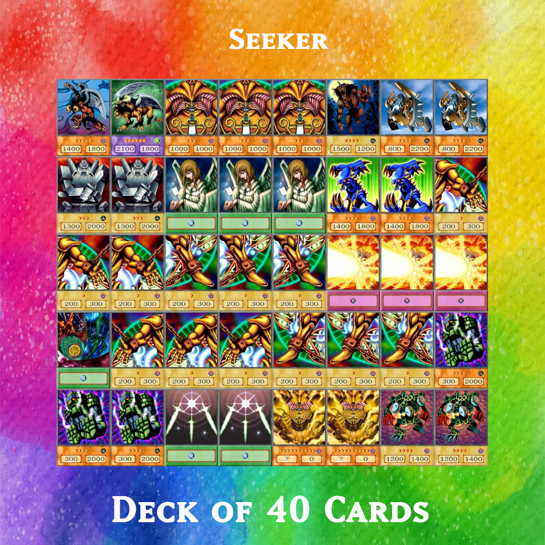 Seeker deck of 40 anime cards - Yugioh Orica