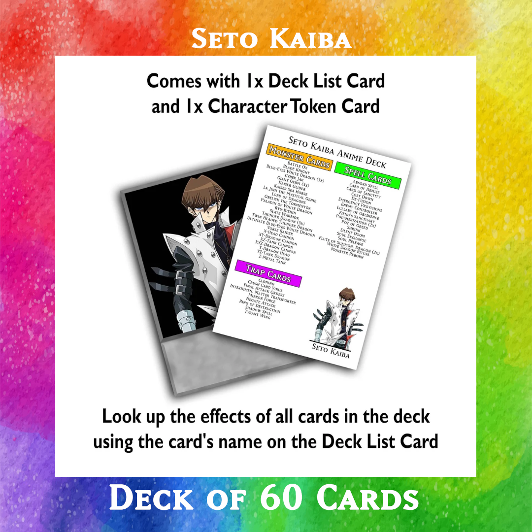 Seto Kaiba deck of 60 anime cards - Yugioh Orica