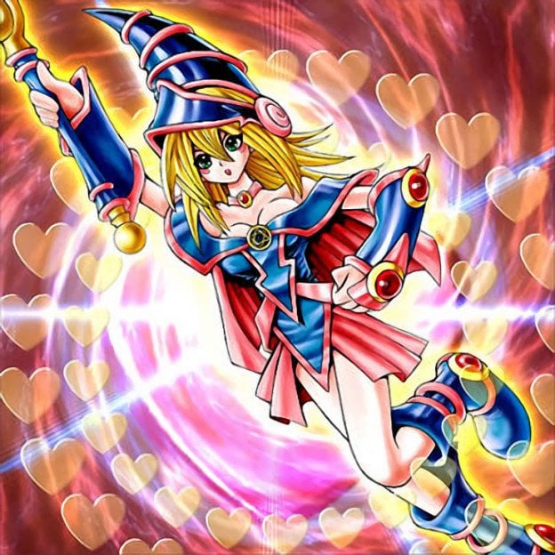 Dark Magician Girl (Set#1) - 4x Holo Magnets