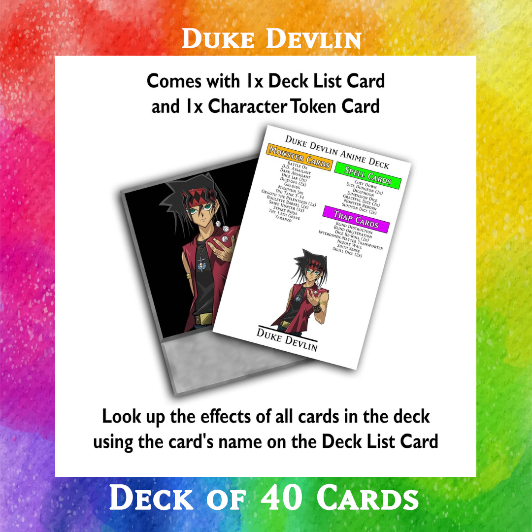 Duke Devlin deck of 40 anime cards - Yugioh Orica