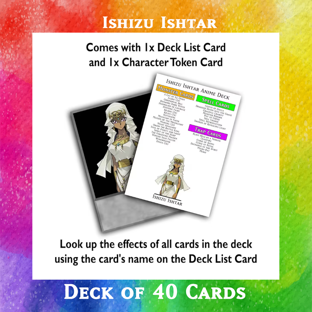 Ishizu Ishtar deck of 40 anime cards - Yugioh Orica