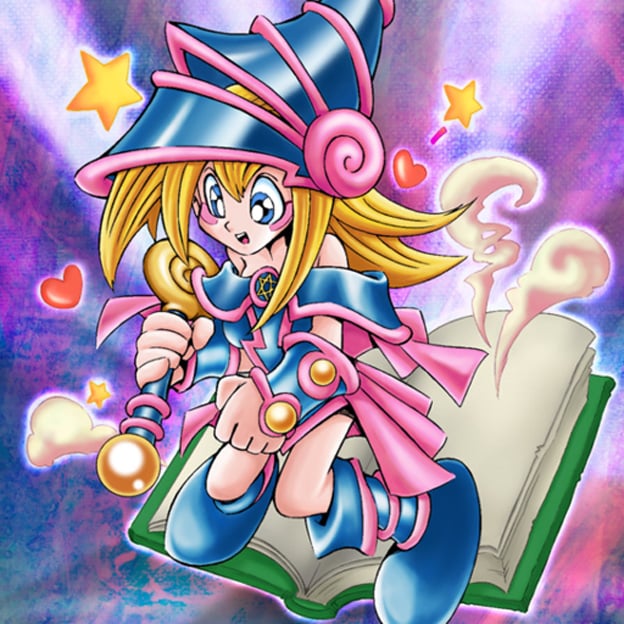 Dark Magician Girl (Set#2) - 4x Holo Magnets