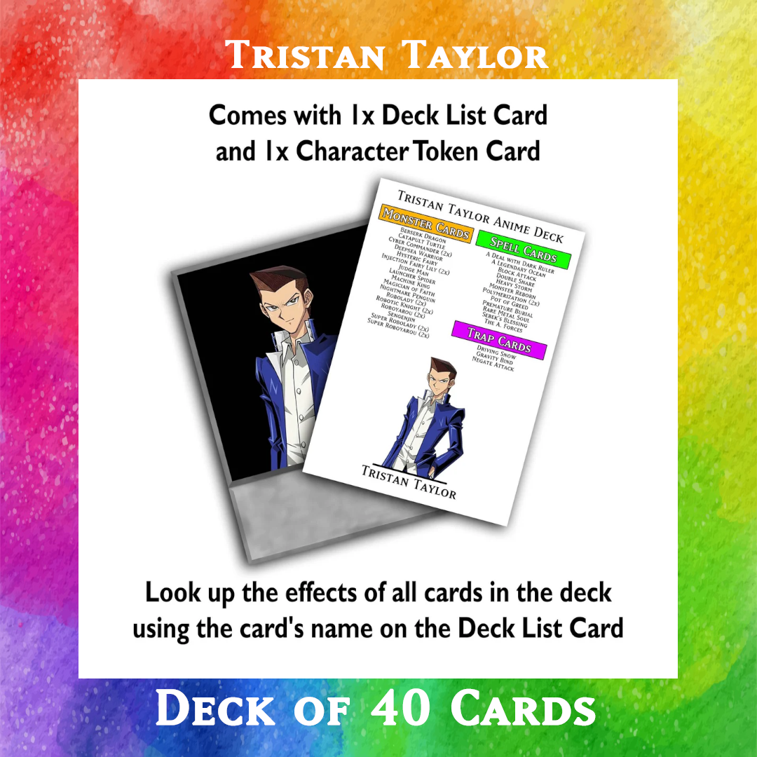 Tristan Taylor deck of 40 anime cards