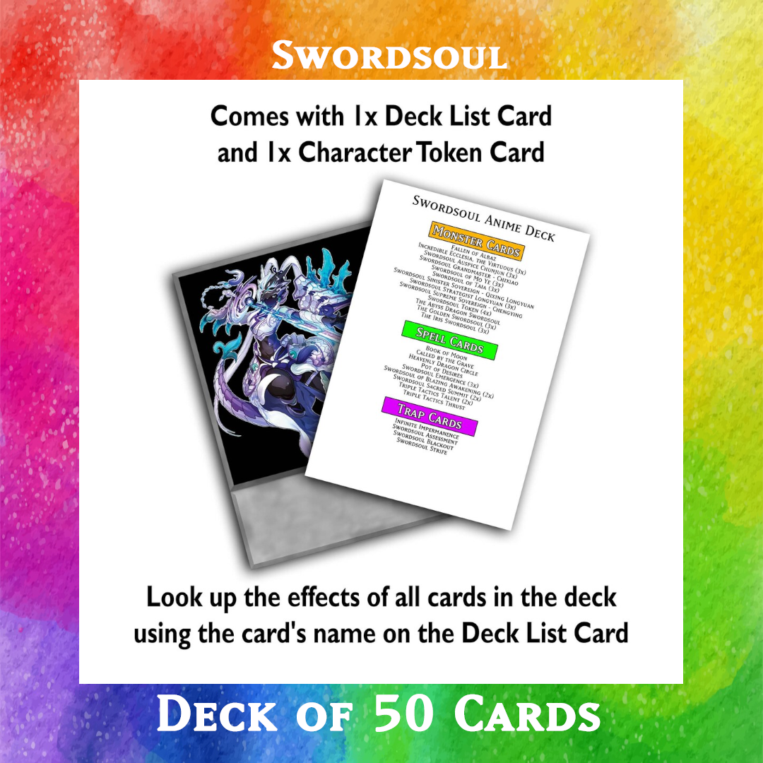 Swordsoul deck of 50 anime cards - Yugioh Orica