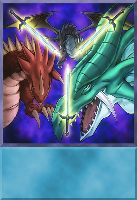 Legendary Dragons Timaeus, Hermos, Critias (Anime Art) - 8 cards set
