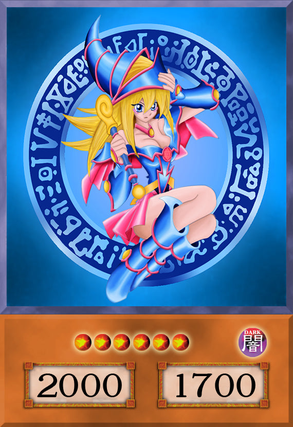 Dark Magician Girl Set #2 (Anime Art) - 8 cards set - Yugioh Orica