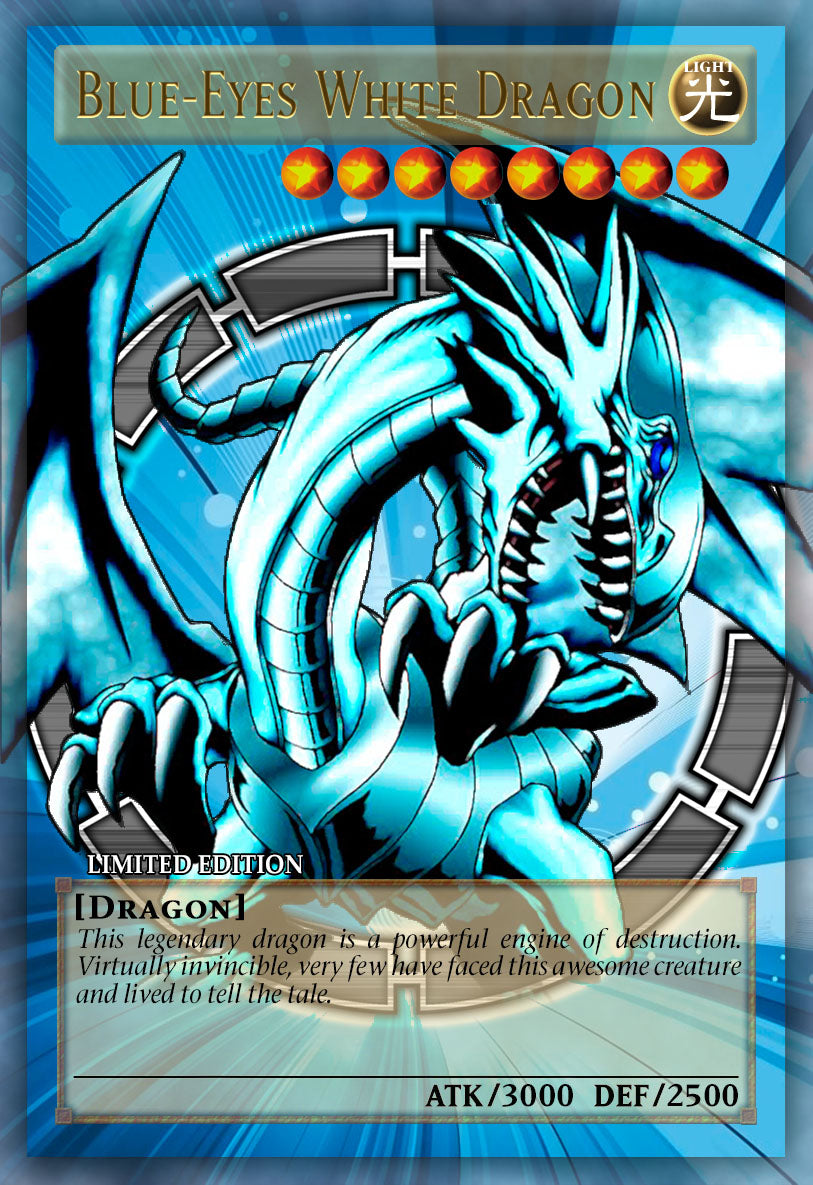 Yugioh Blue eyes newest white dragon and dark magician Asian English version Orica