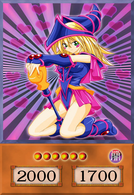 Dark Magician Girl Set #2 (Anime Art) - 8 cards set - Yugioh Orica