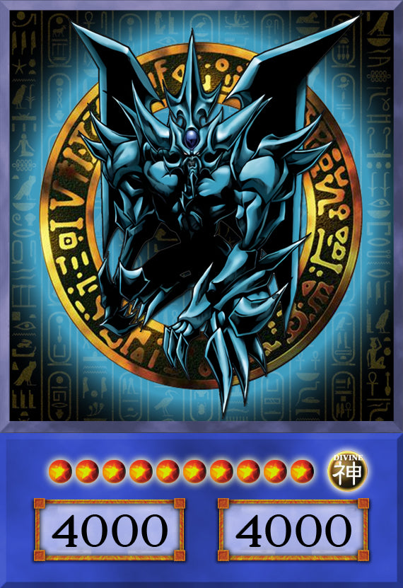 Obelisk the Tormentor (Anime Art) - 8 cards set - Yugioh Orica