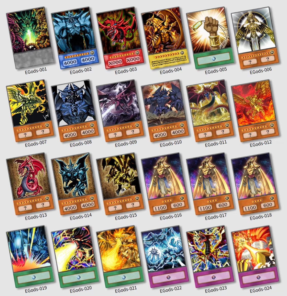 Egyptian Gods Archetype - 50 cards