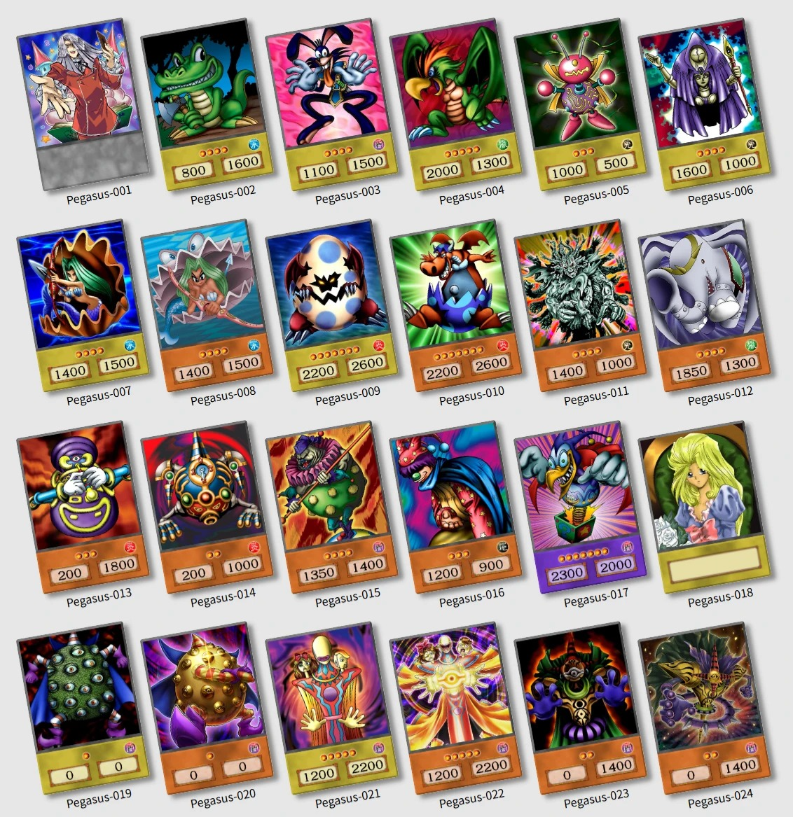 Maximillion Pegasus - 100 cards