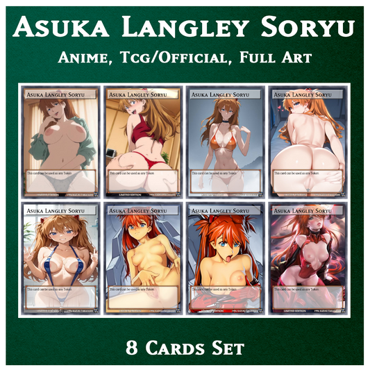 Asuka Langley Soryu (Neon Genesis Evangelion) - 8 cards