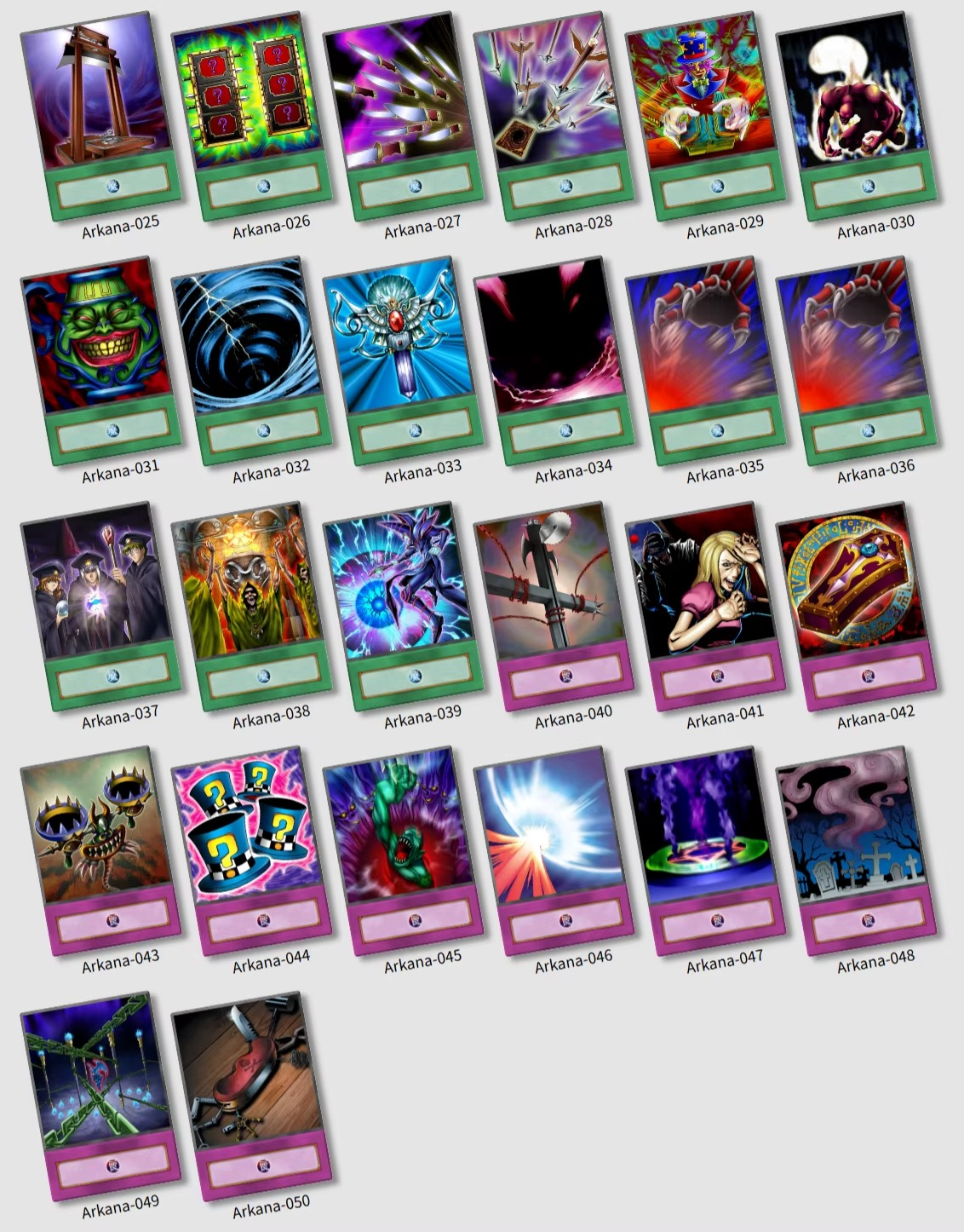 Arkana - 50 cards