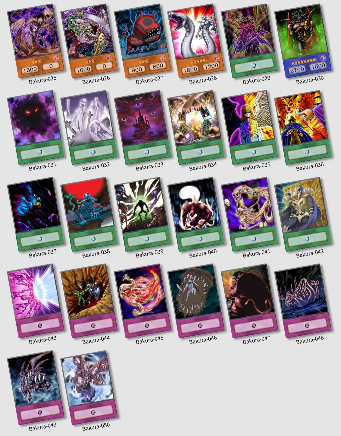 Yami Bakura - 50 cards