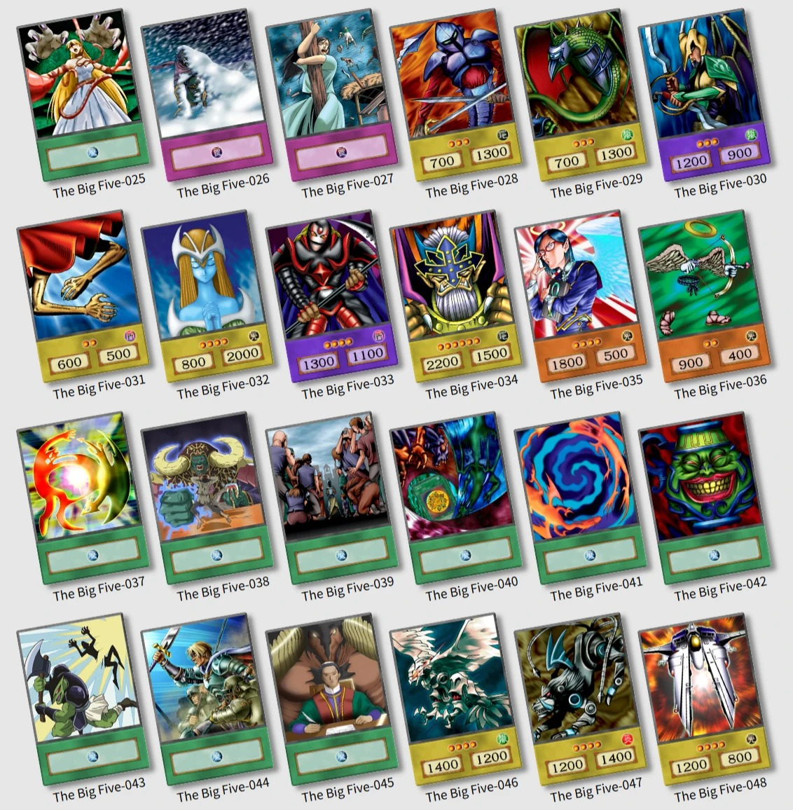 Big Five - 100 cards