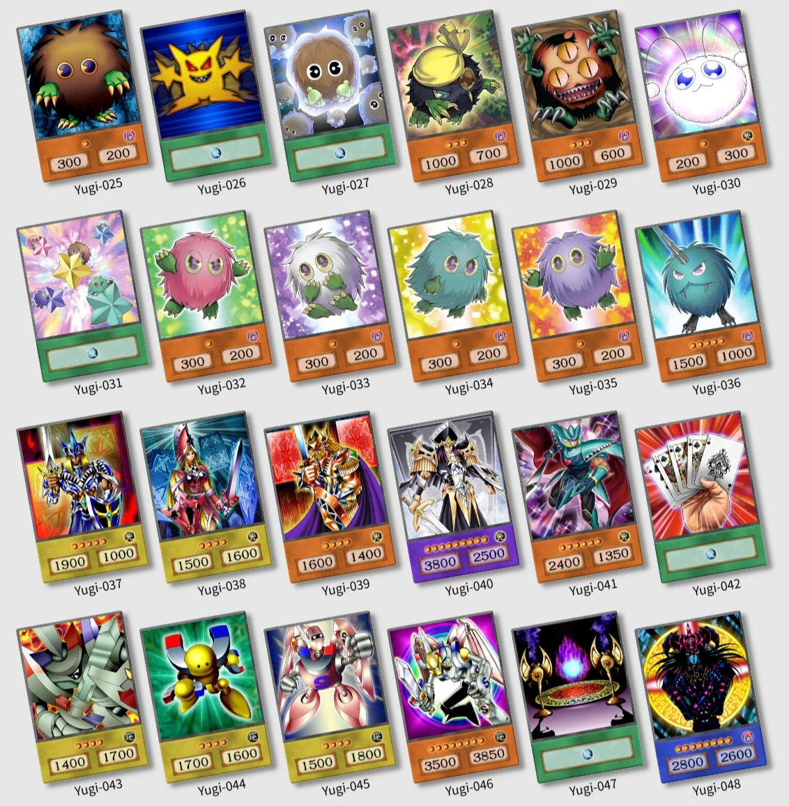 Duel Monsters Protagonists - 100 cards