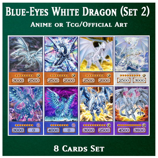 Blue-Eyes White Dragon Set #2 - 8 cards