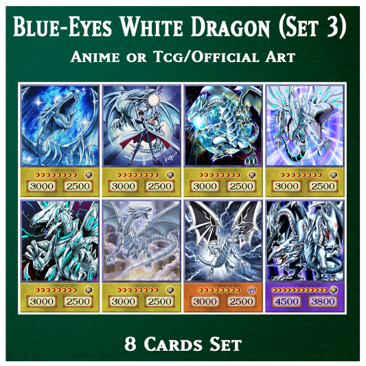 Blue-Eyes White Dragon Set #3 - 8 cards